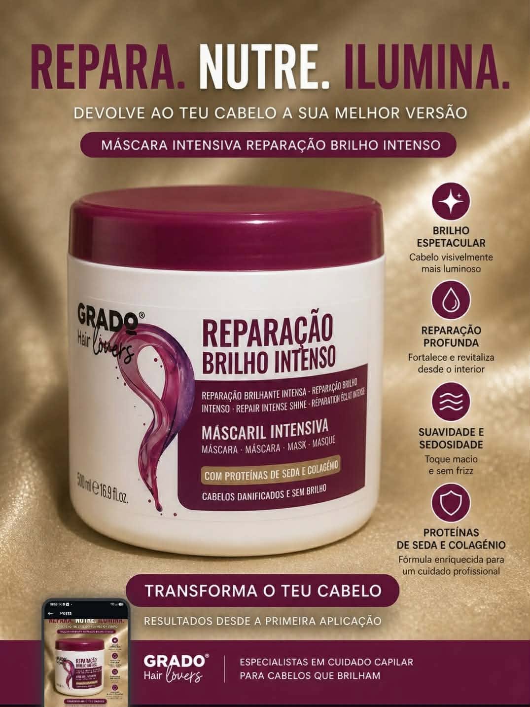 venda de Mascara para cabelo