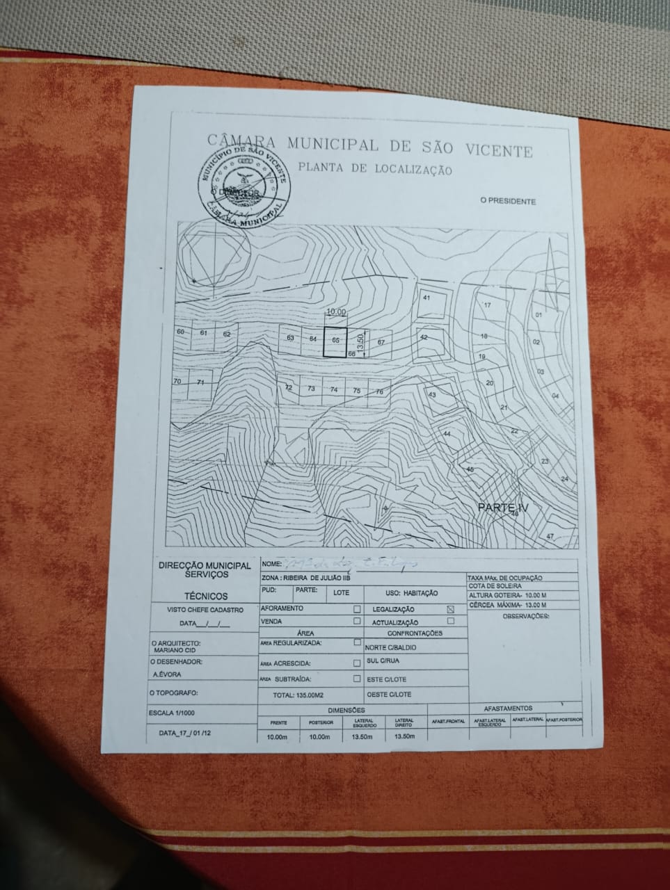 TERRENO A VENDA EM RIBEIRA DE JULIÃO